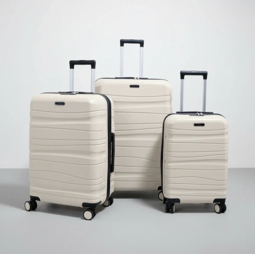 Serie de 3 valises - Titou - Crème