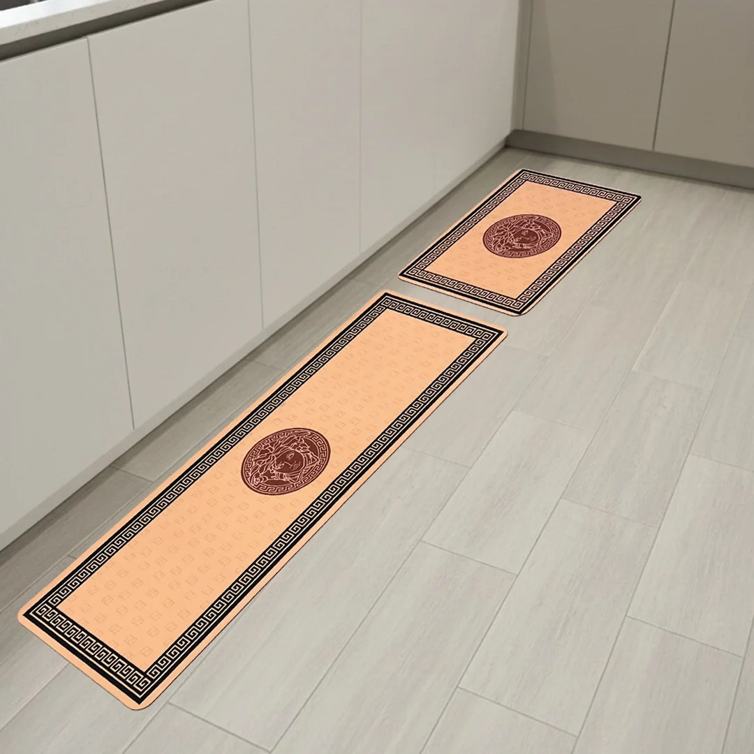 Tapis de cuisine 2 Pièces (120×38 cm et 59×38 cm)