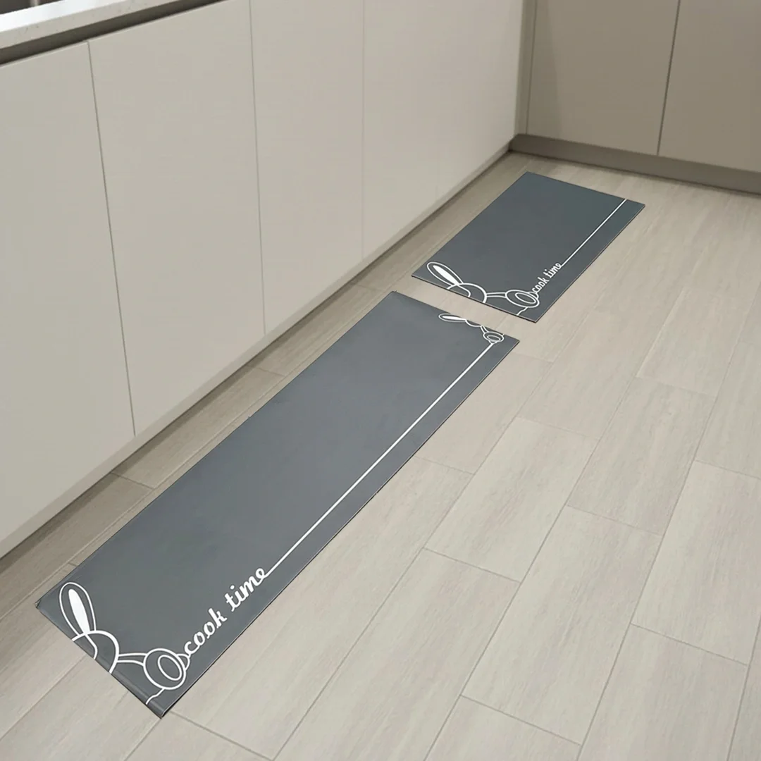 Tapis de cuisine 2 Pièces (120×38 cm et 59×38 cm)