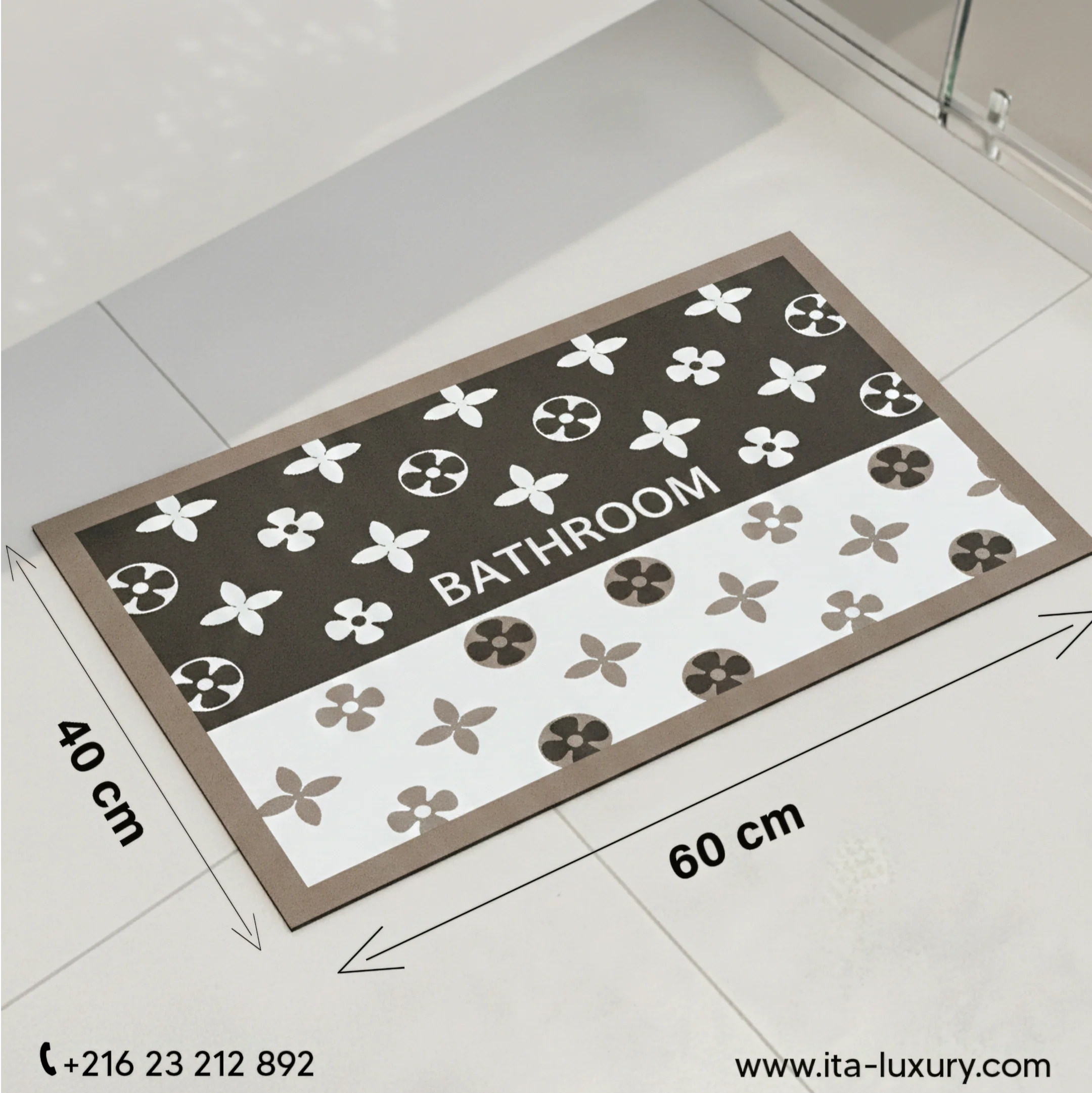 Tapis Absorbant – 40×60 cm – Anti-dérapant