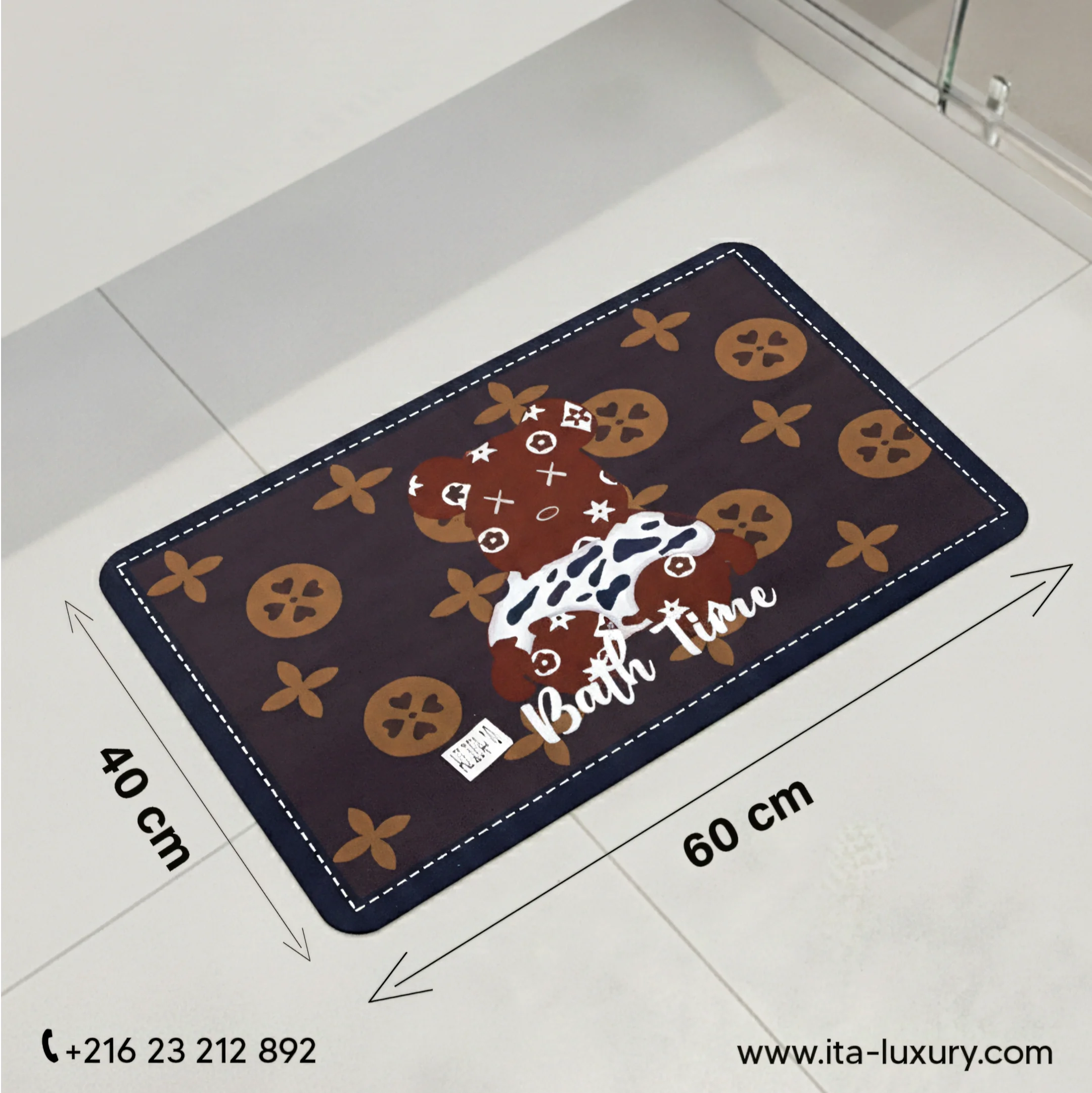 Tapis Absorbant – 40×60 cm – Anti-dérapant