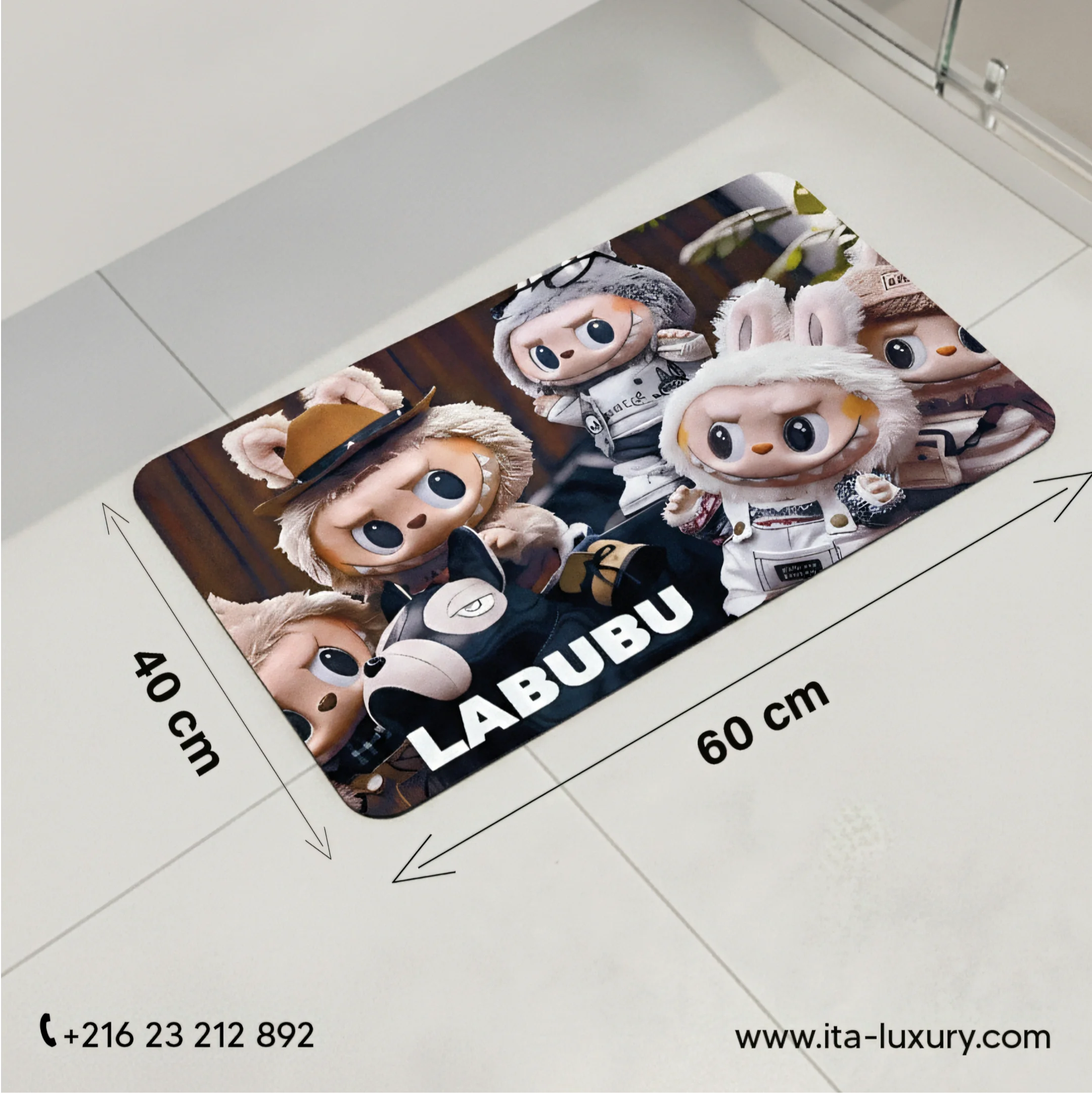 Tapis Absorbant – 40×60 cm – Anti-dérapant