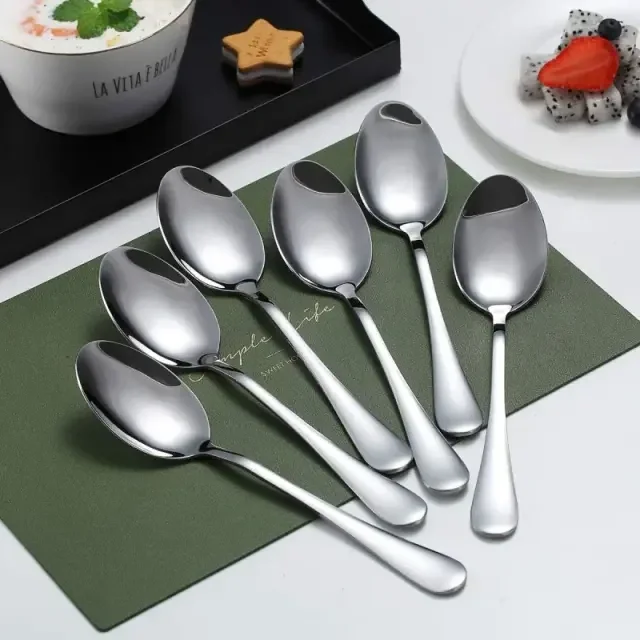 Lot de 6 Cuillères de table Inox