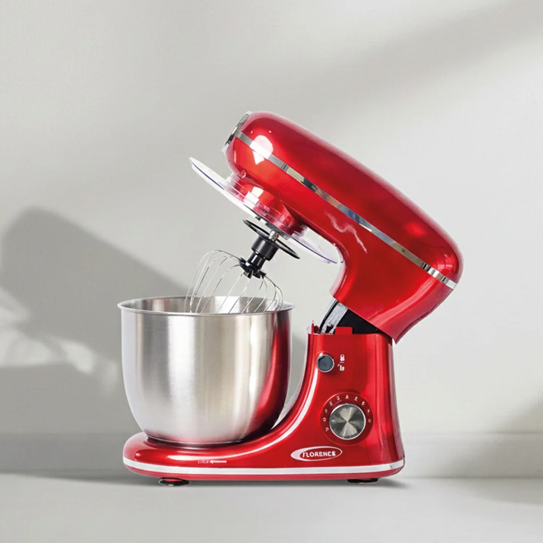 Robot Pétrin Florence 1300W 5 Litres Rouge