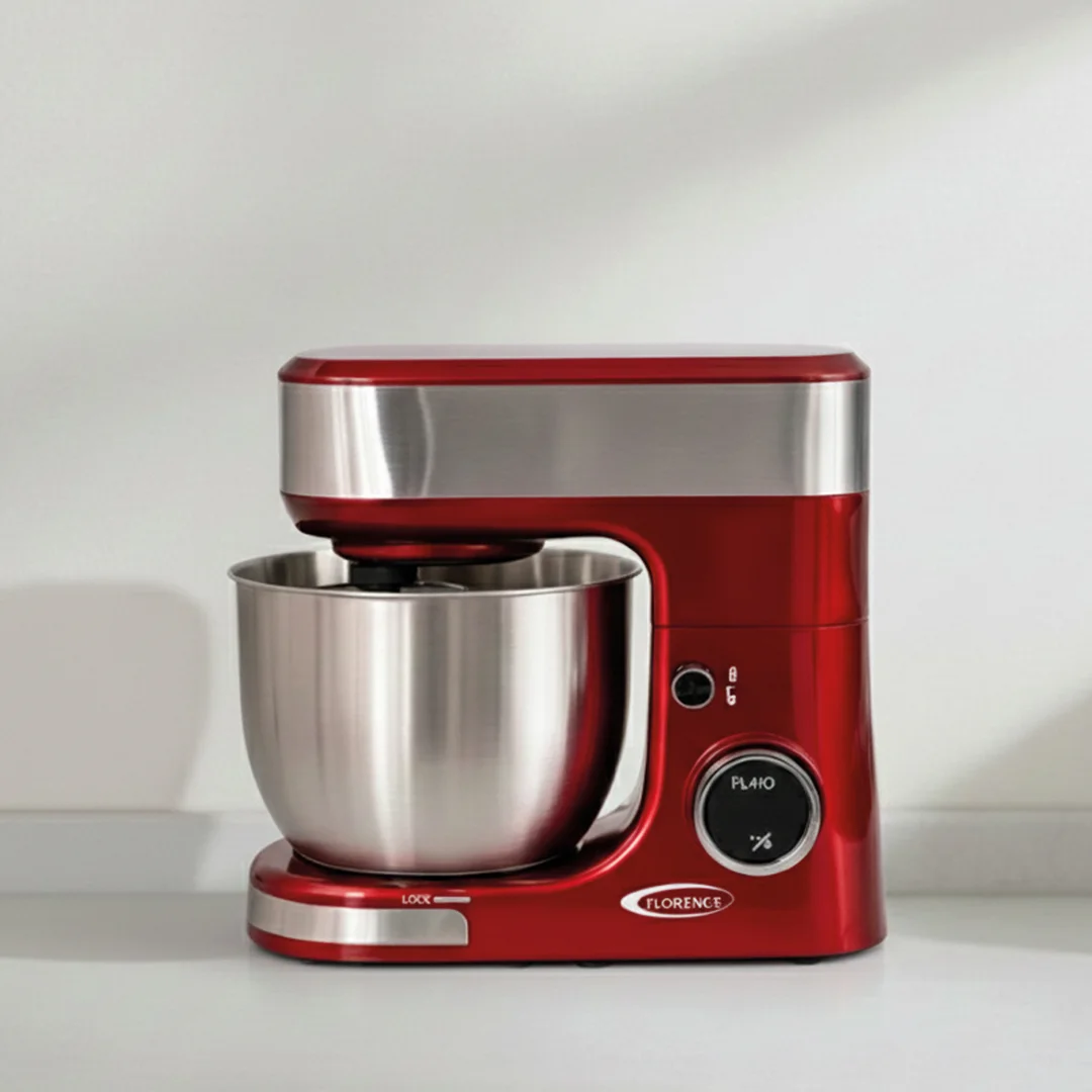 Robot Pétrin Florence 1300W 5 Litres Rouge