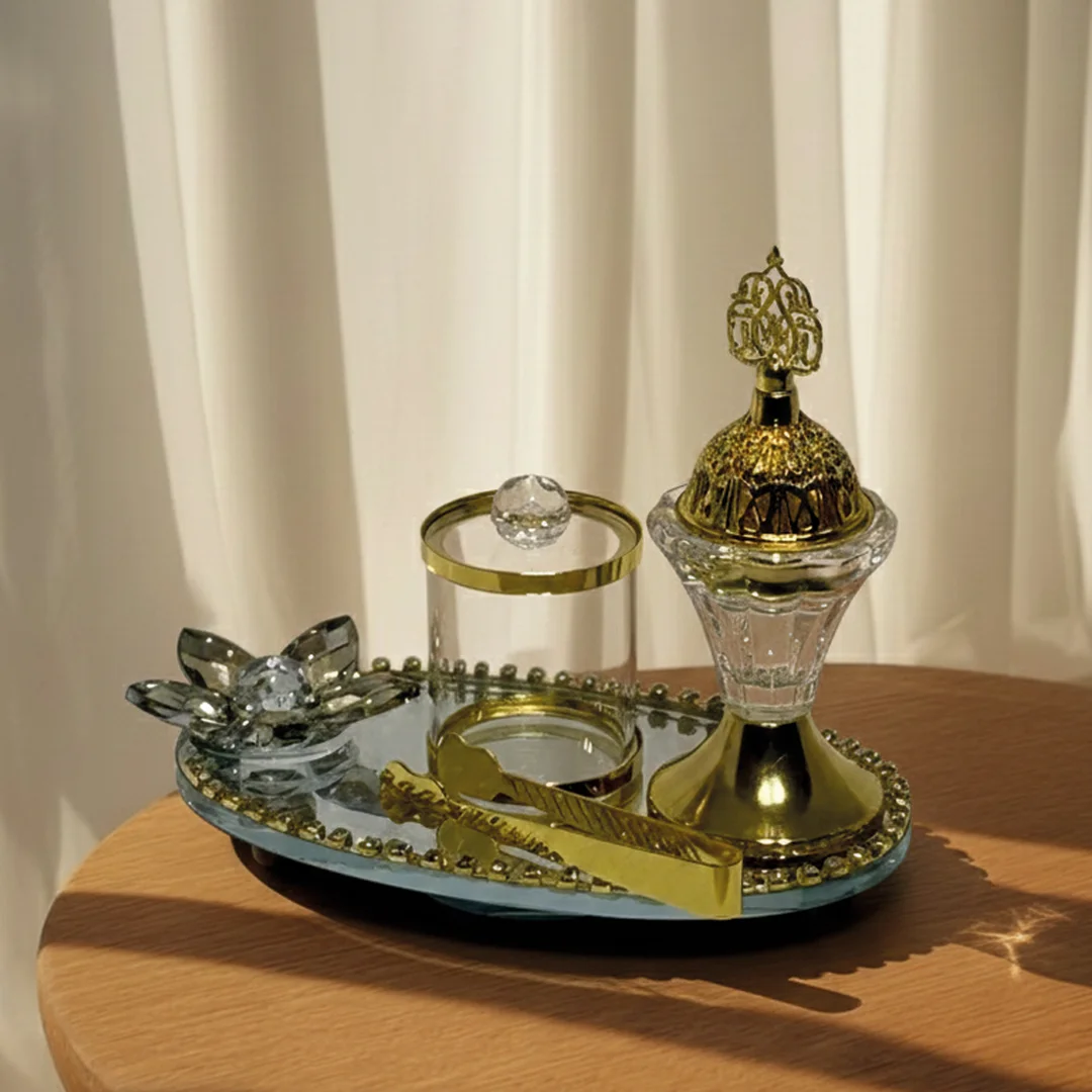 Encensoir En Verre Rotatif